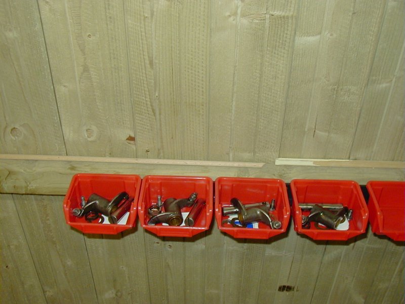 rocker arms in a safe place